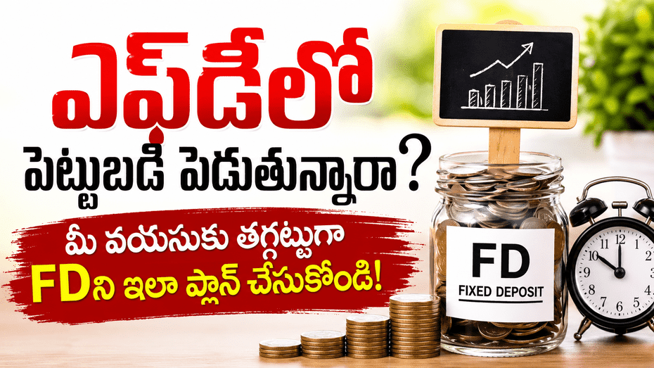 ఎఫ్‌డీలో పెట్టుబడి పెడుతున్నారా? మీ వయసుకు తగ్గట్టుగా FDని ఇలా ప్లాన్ చేసుకోండి..!